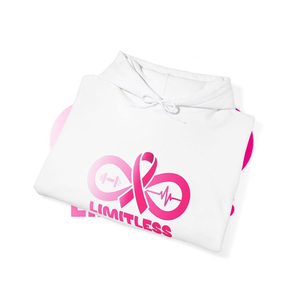“Limitless” Breast Cancer Awareness Unisex Hooded Sweatshirt