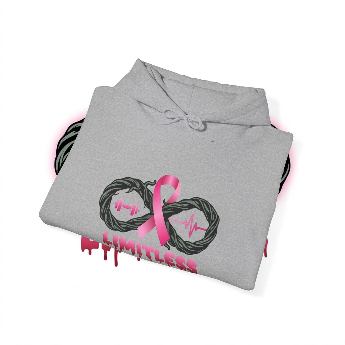 “Limitless” Breast Cancerween Unisex Hooded Sweatshirt
