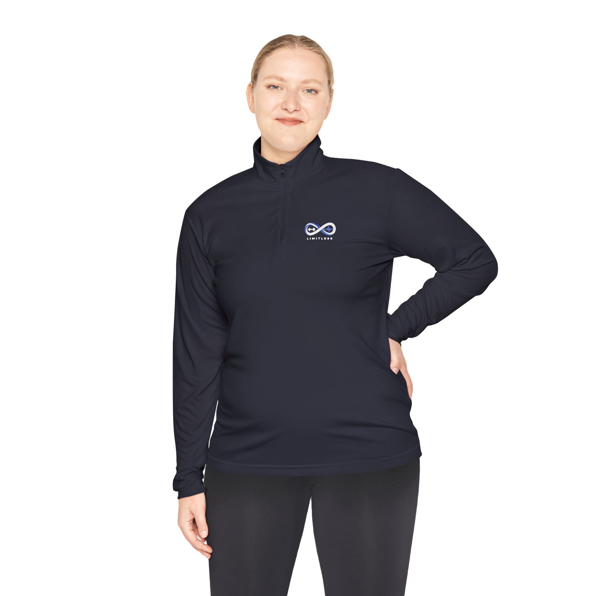 “Limitless” Unisex Quarter-Zip Pullover