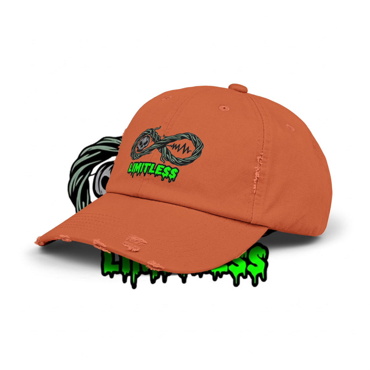 “Limitless” Halloween Unisex Distressed Cap
