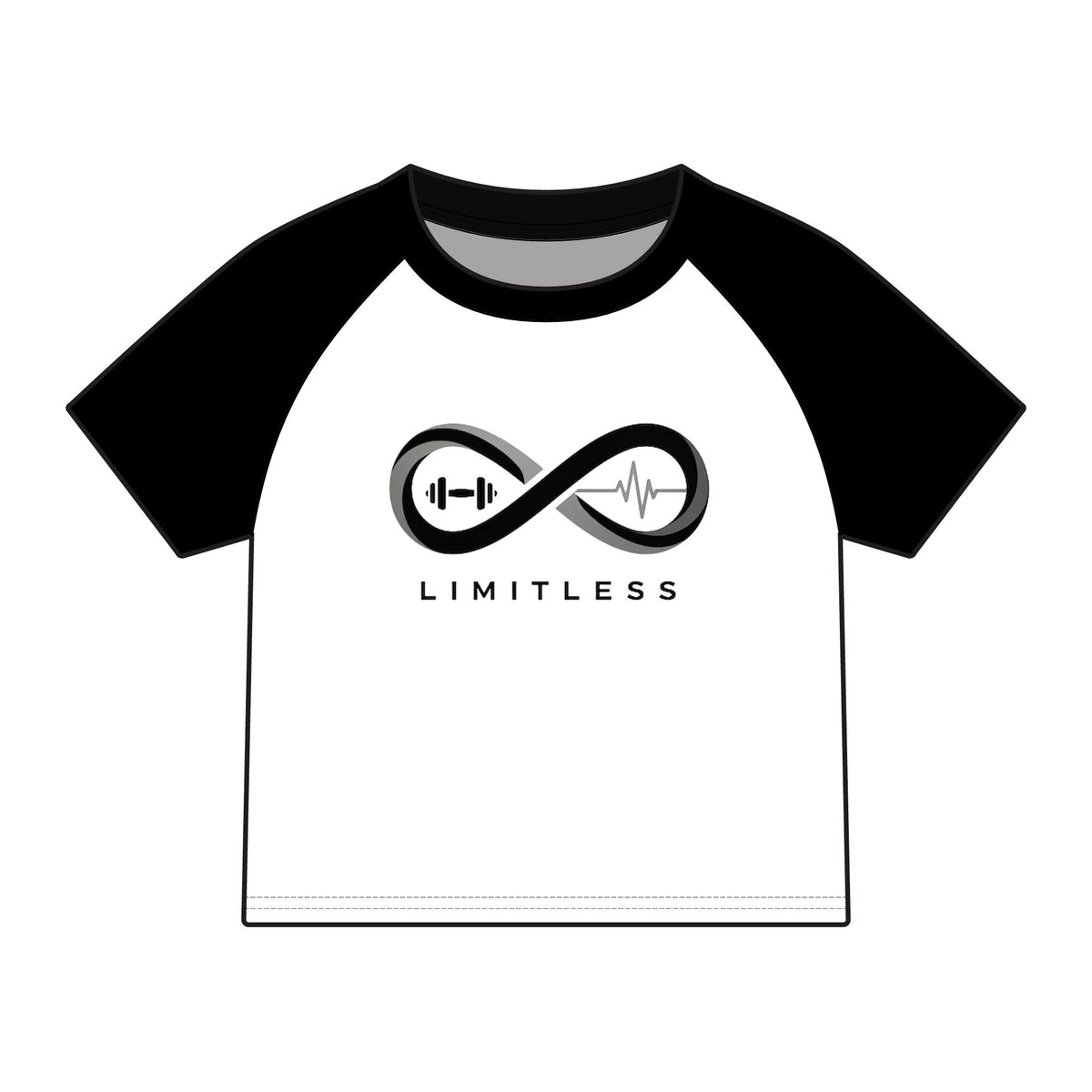 “Limitless” Women's Micro Rib Raglan Baby Tee