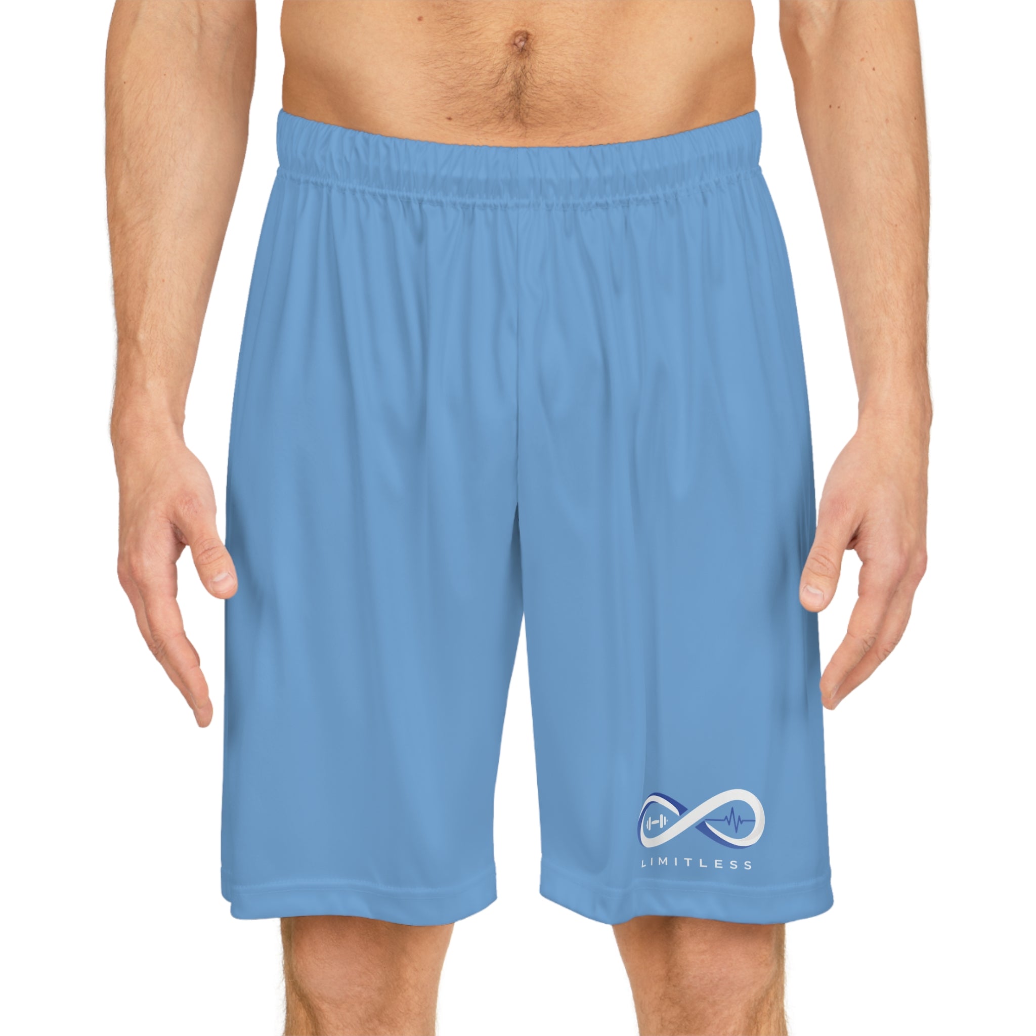 “Limitless” Basketball Shorts (Light Blue)