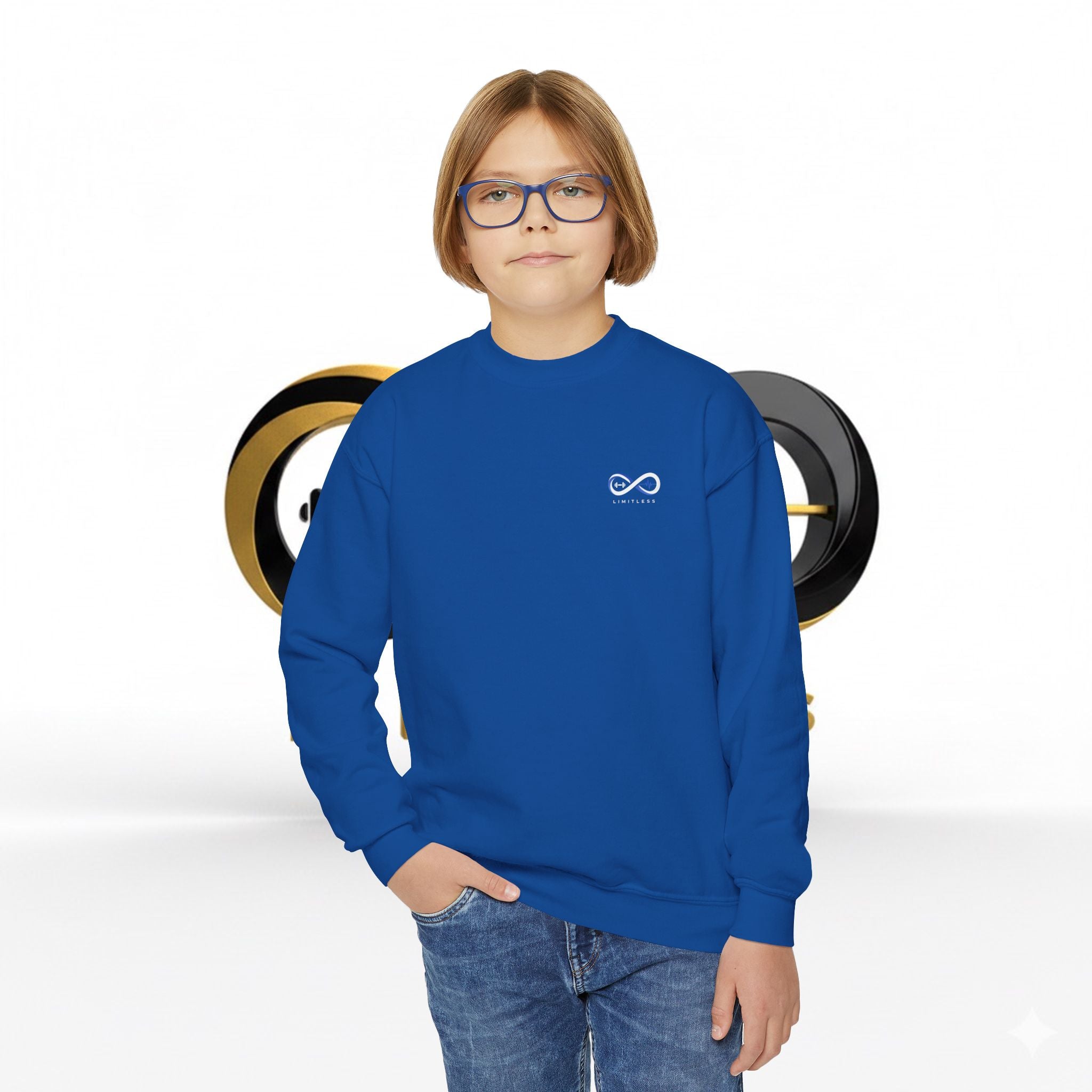 “Limitless” Youth Crewneck Sweatshirt