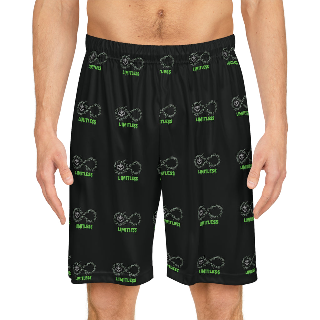 “Limitless” Halloween Basketball Shorts (Black)