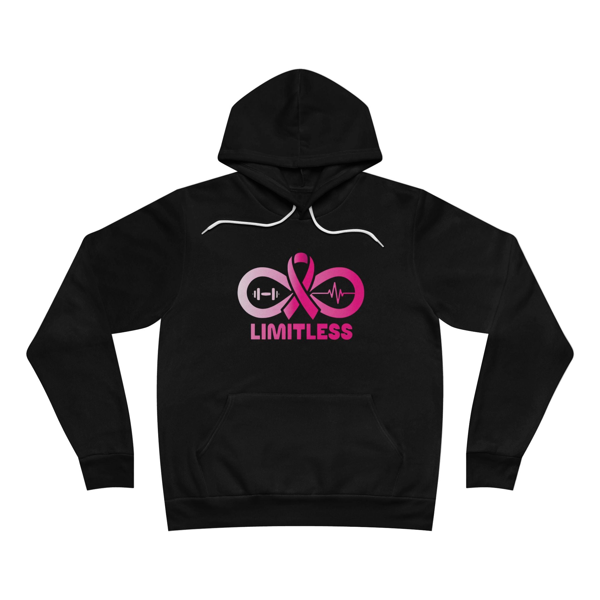 “Limitless” Unisex “Breast Cancer Awareness” Fleece Hoodie