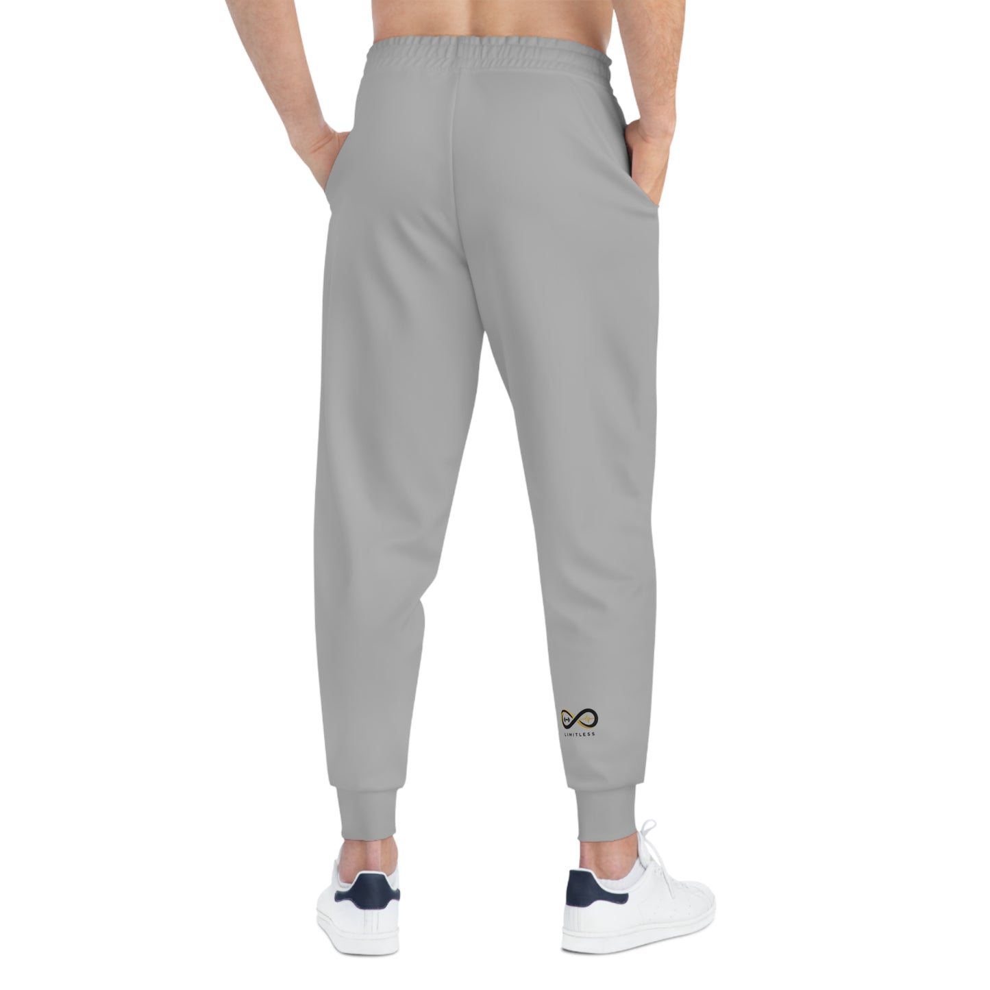 “Limitless” Athletic Joggers (AOP): Grey