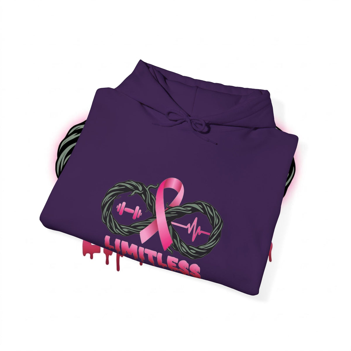 “Limitless” Breast Cancerween Unisex Hooded Sweatshirt