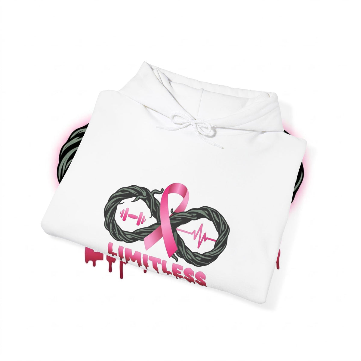 “Limitless” Breast Cancerween Unisex Hooded Sweatshirt