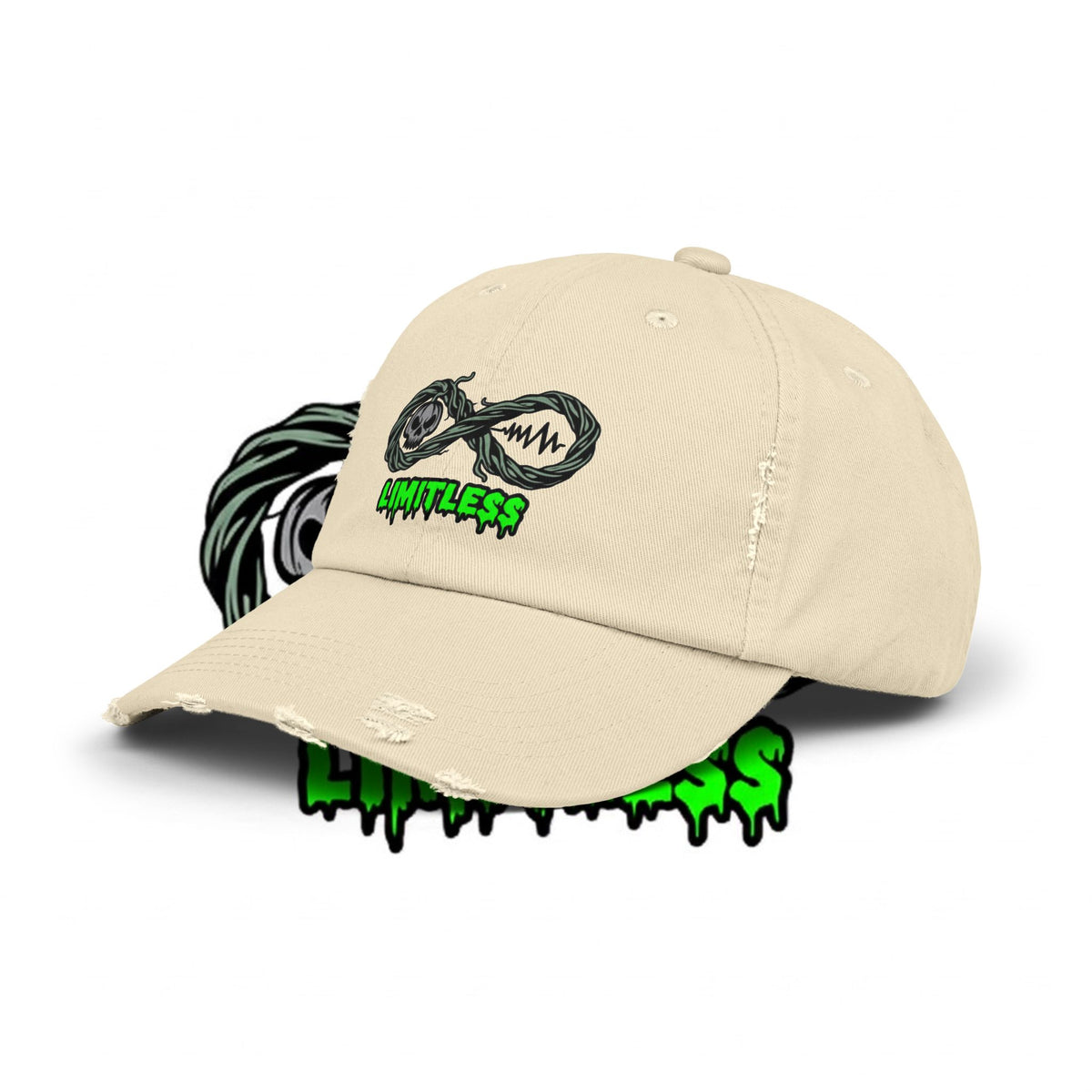 “Limitless” Halloween Unisex Distressed Cap
