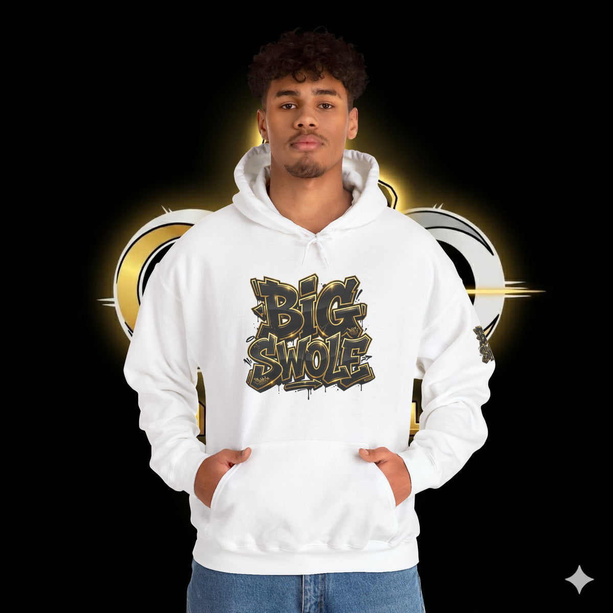 “Big Swole” Unisex Hooded Sweatshirt