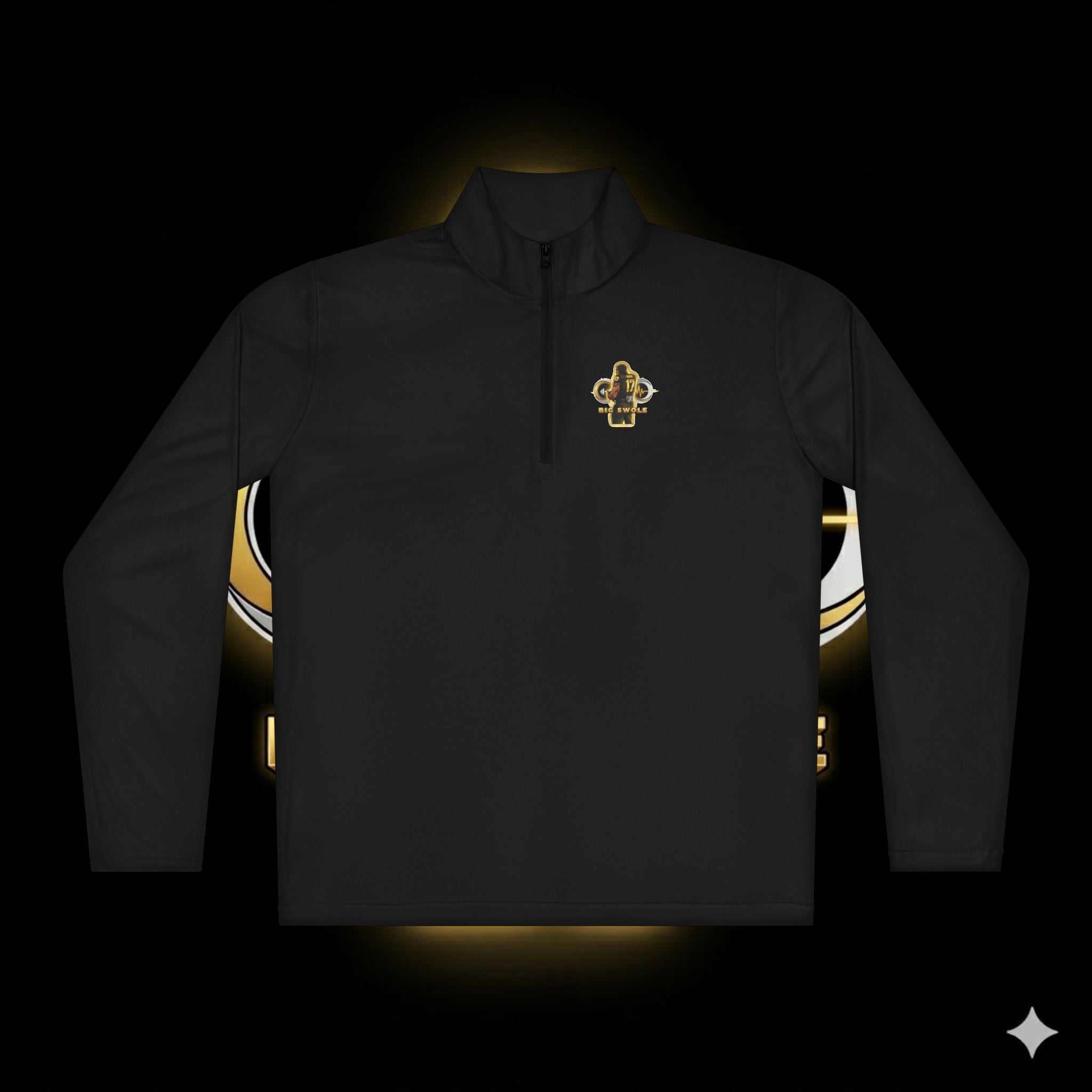 “Big Swole” Unisex Quarter-Zip Pullover