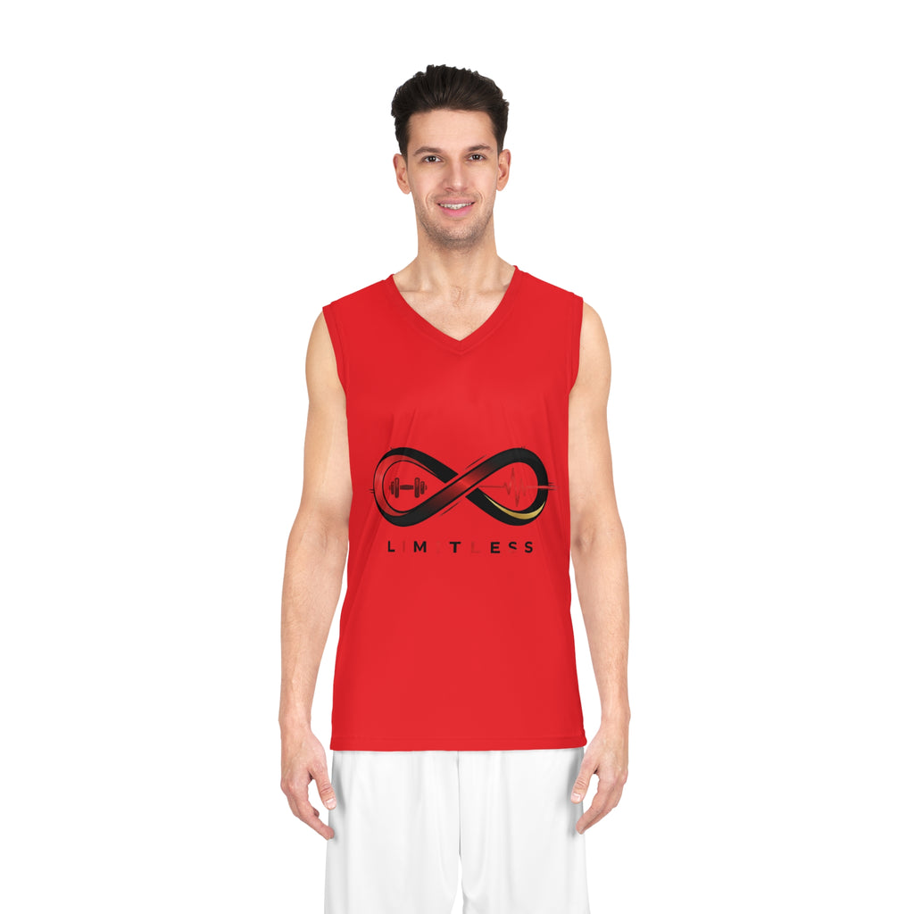 “Limitless” Basketball Jersey (Red)