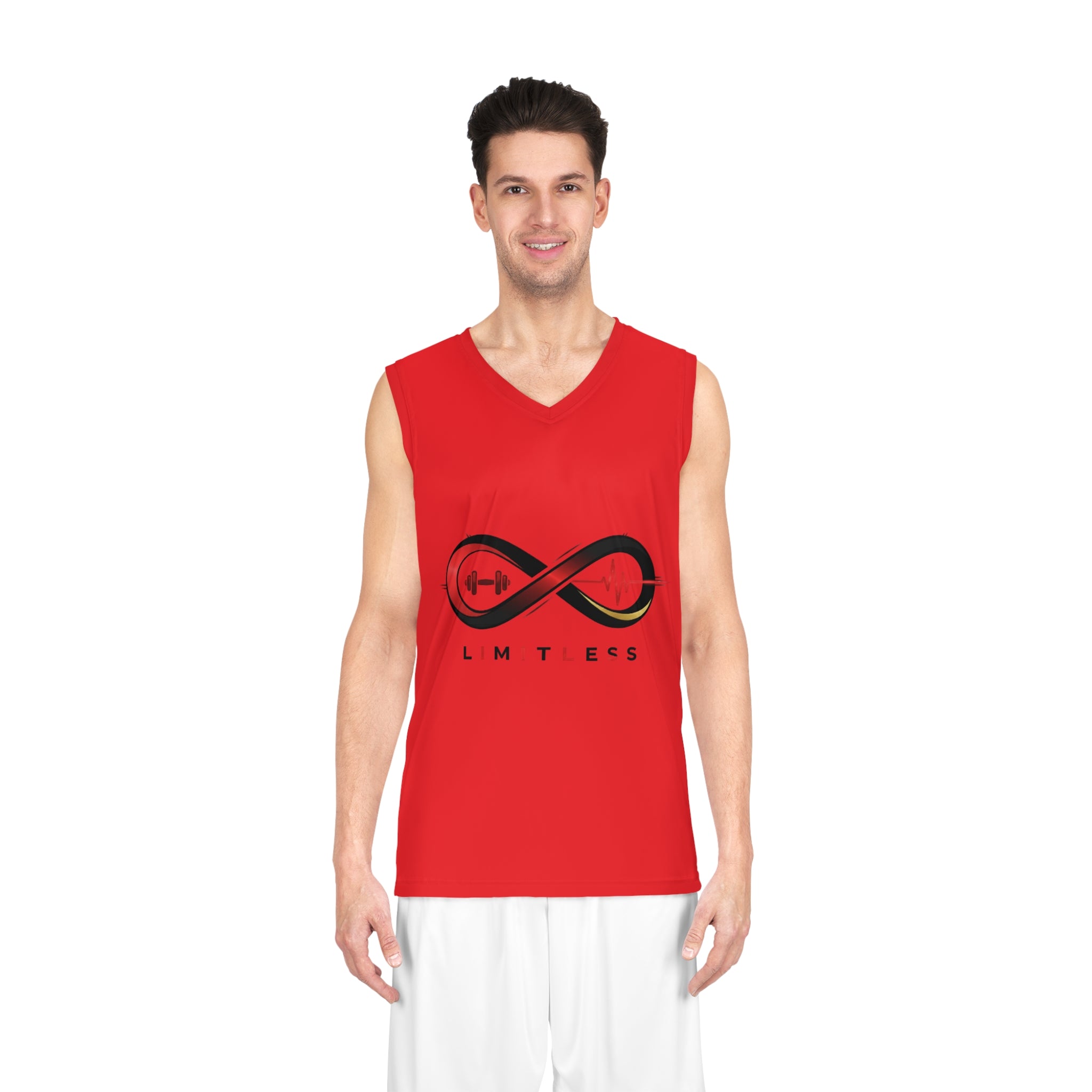 “Limitless” Basketball Jersey (Red)