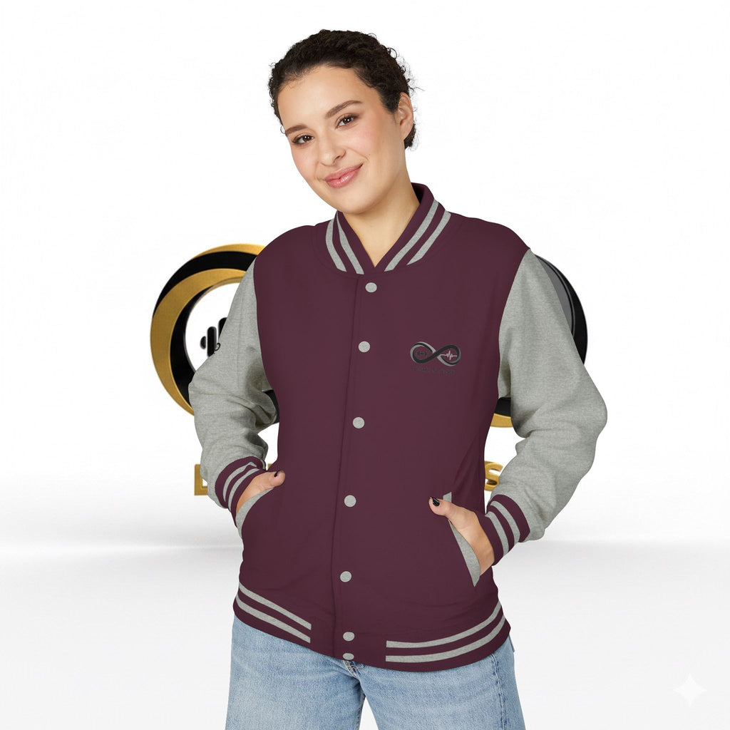 “Limitless” Unisex Heavyweight Letterman Jacket