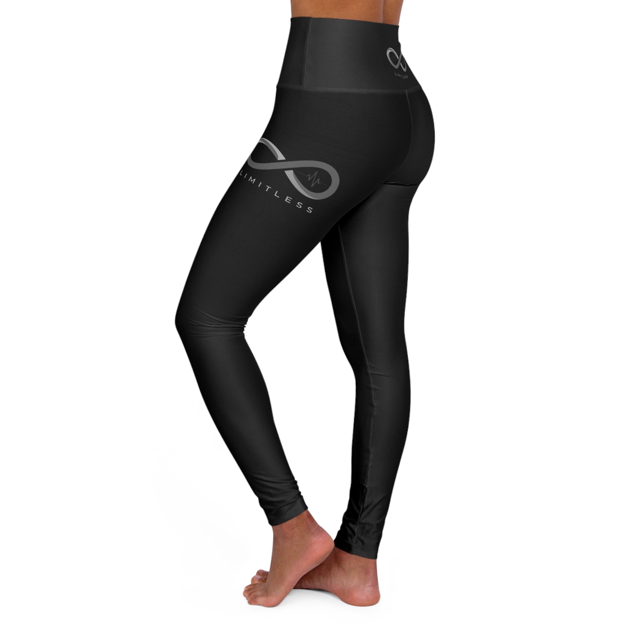 “Limitless” High-Waisted Leggings (Black)