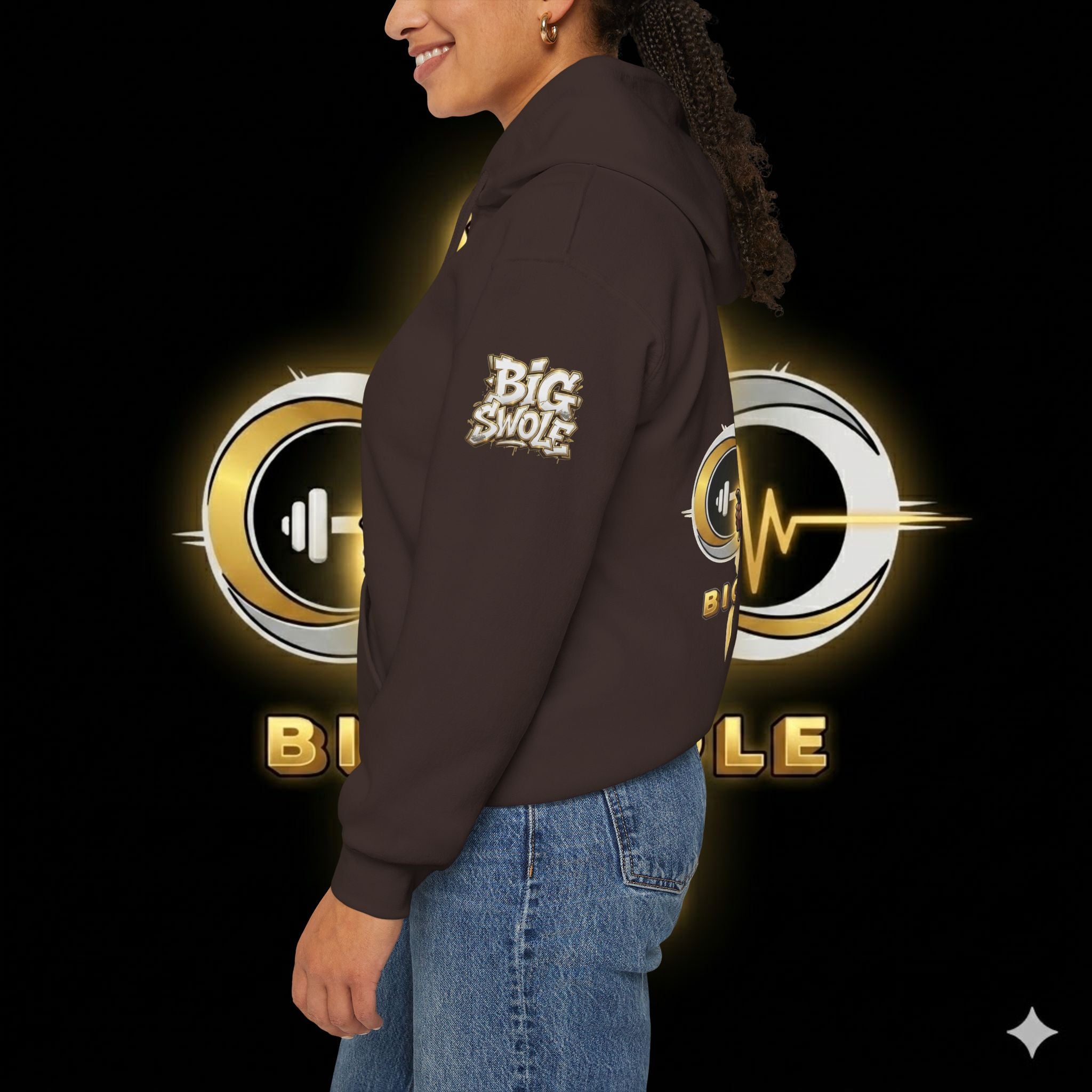 “Big Swole” Unisex Hooded Sweatshirt