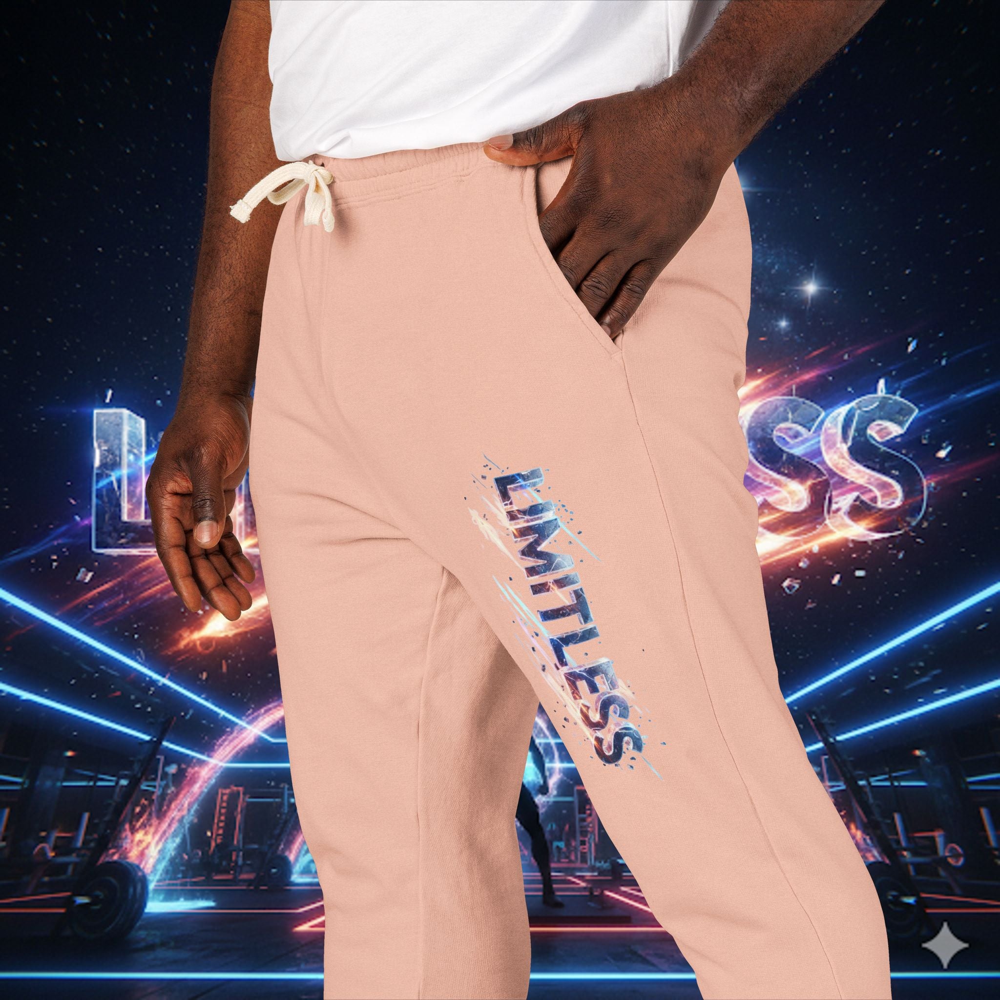 “Limitless” Unisex Fleece Sweatpants