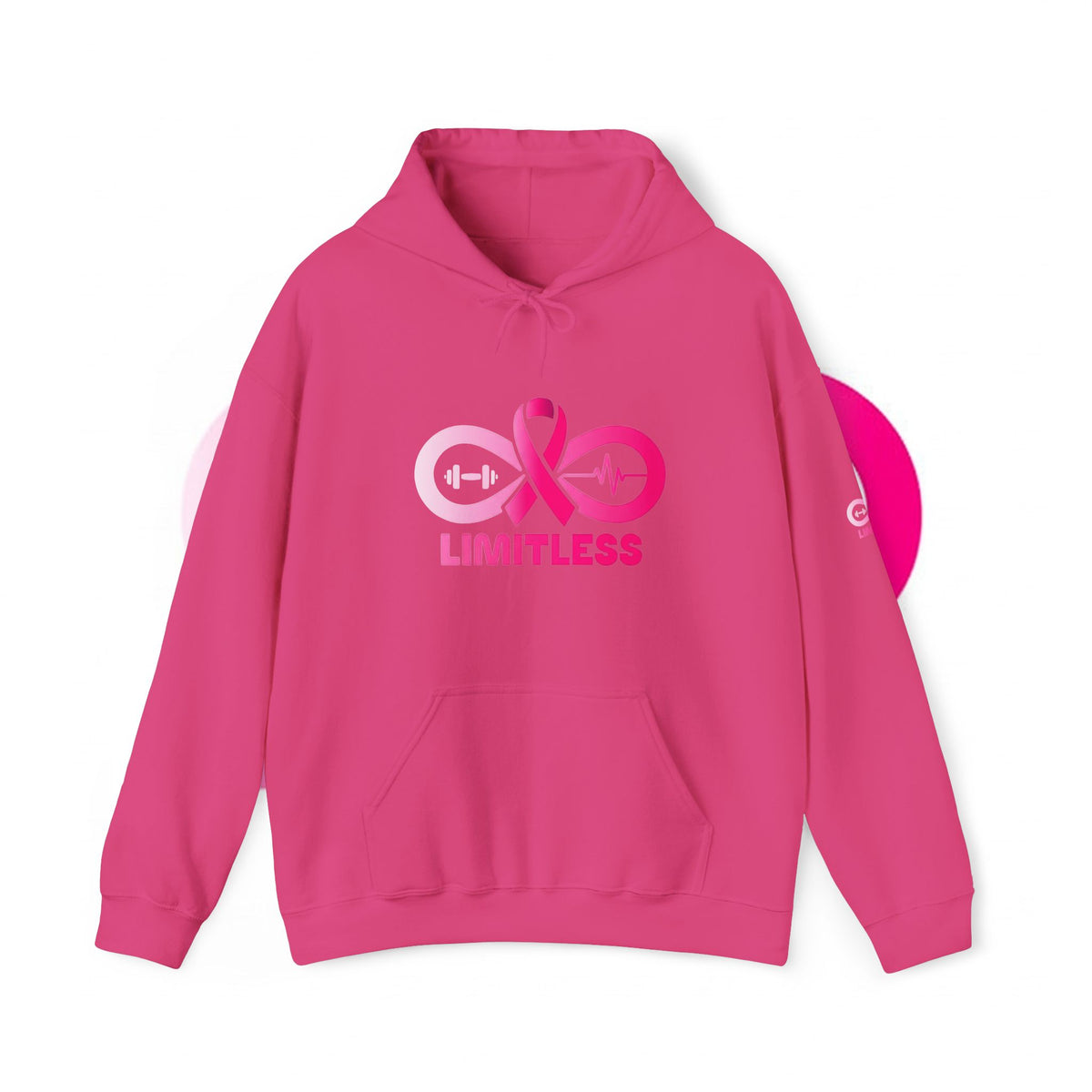 “Limitless” Breast Cancer Awareness Unisex Hooded Sweatshirt