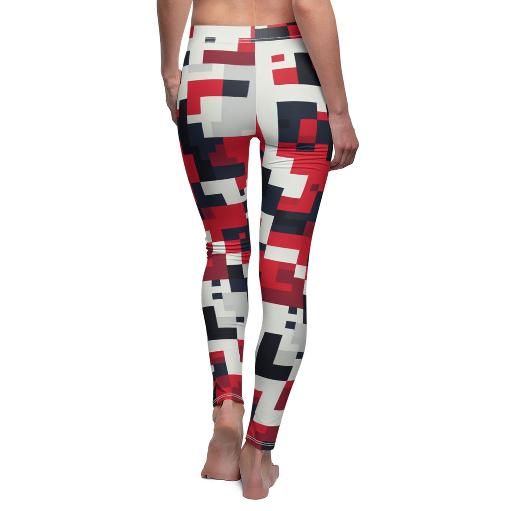 “Limitless” Digital Women's Leggings (Red)