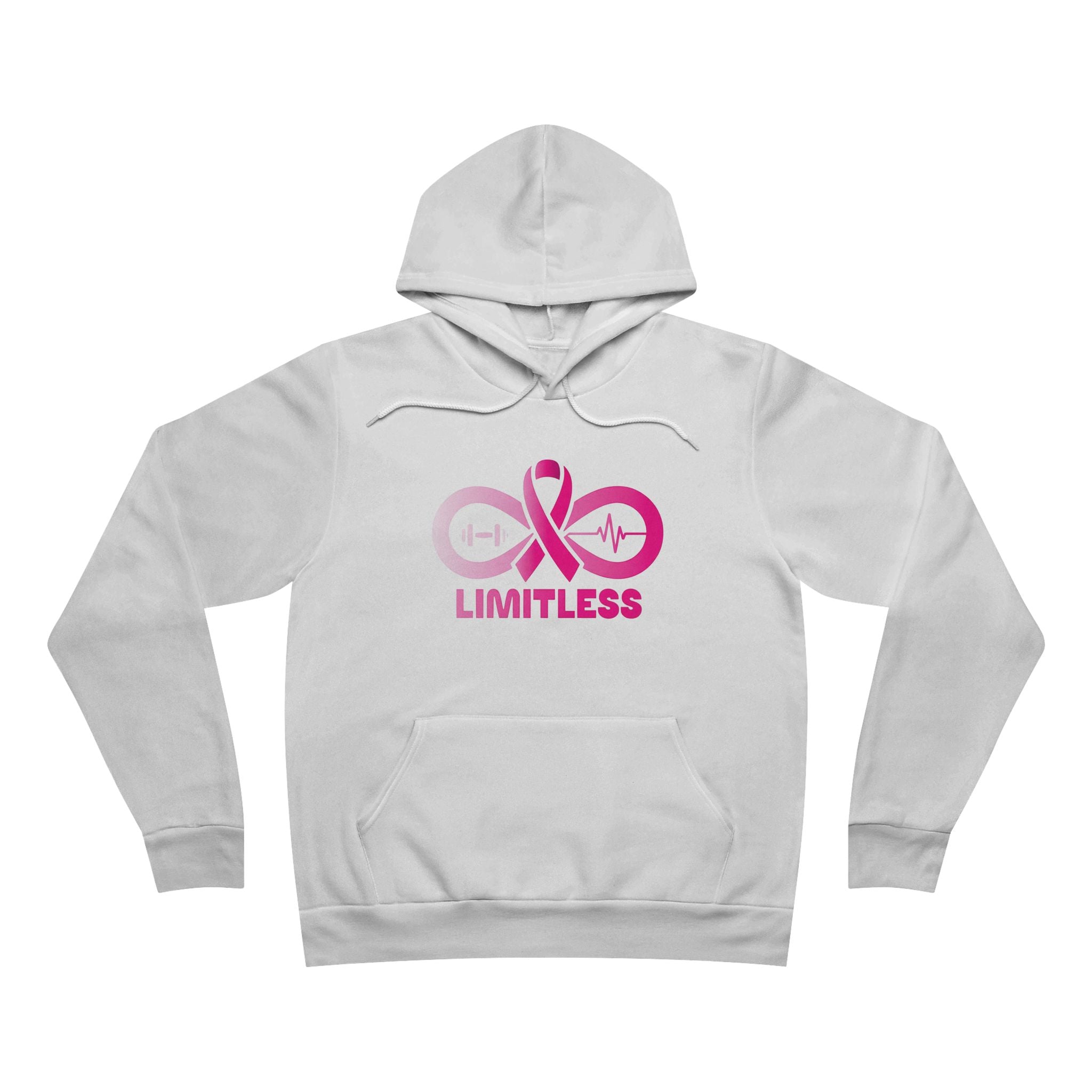 “Limitless” Unisex “Breast Cancer Awareness” Fleece Hoodie
