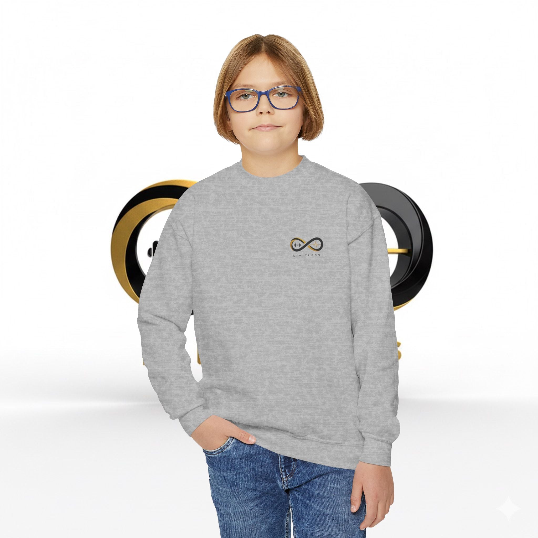 “Limitless” Youth Crewneck Sweatshirt