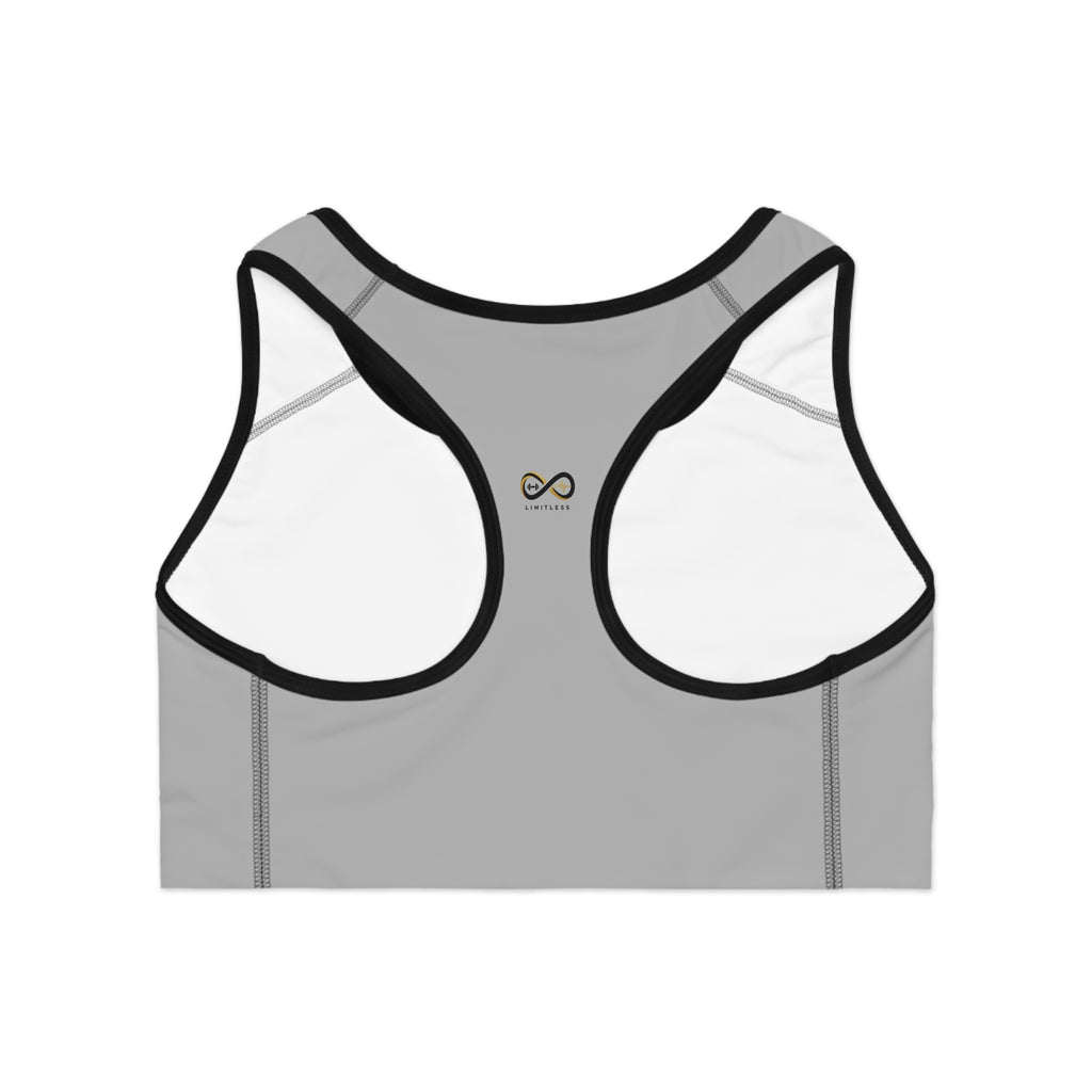 “Limitless” Sports Bra (Gray)