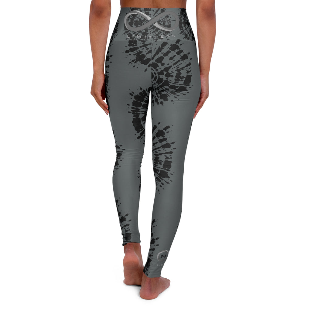 “Limitless” High Waisted Leggings (Gray Tie Dye)