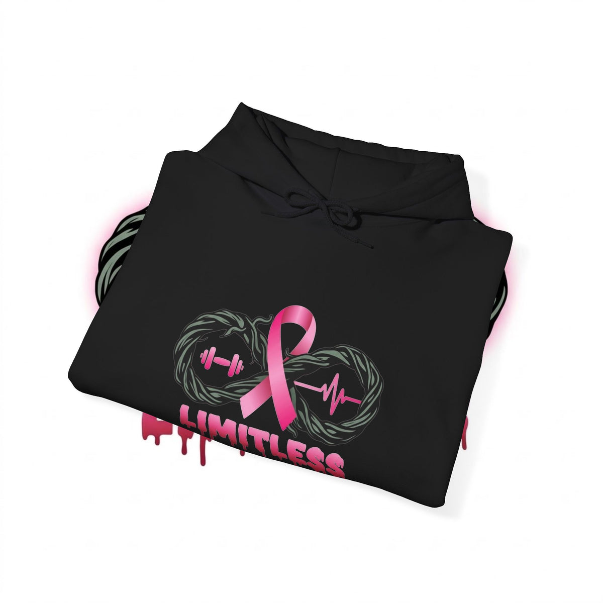 “Limitless” Breast Cancerween Unisex Hooded Sweatshirt