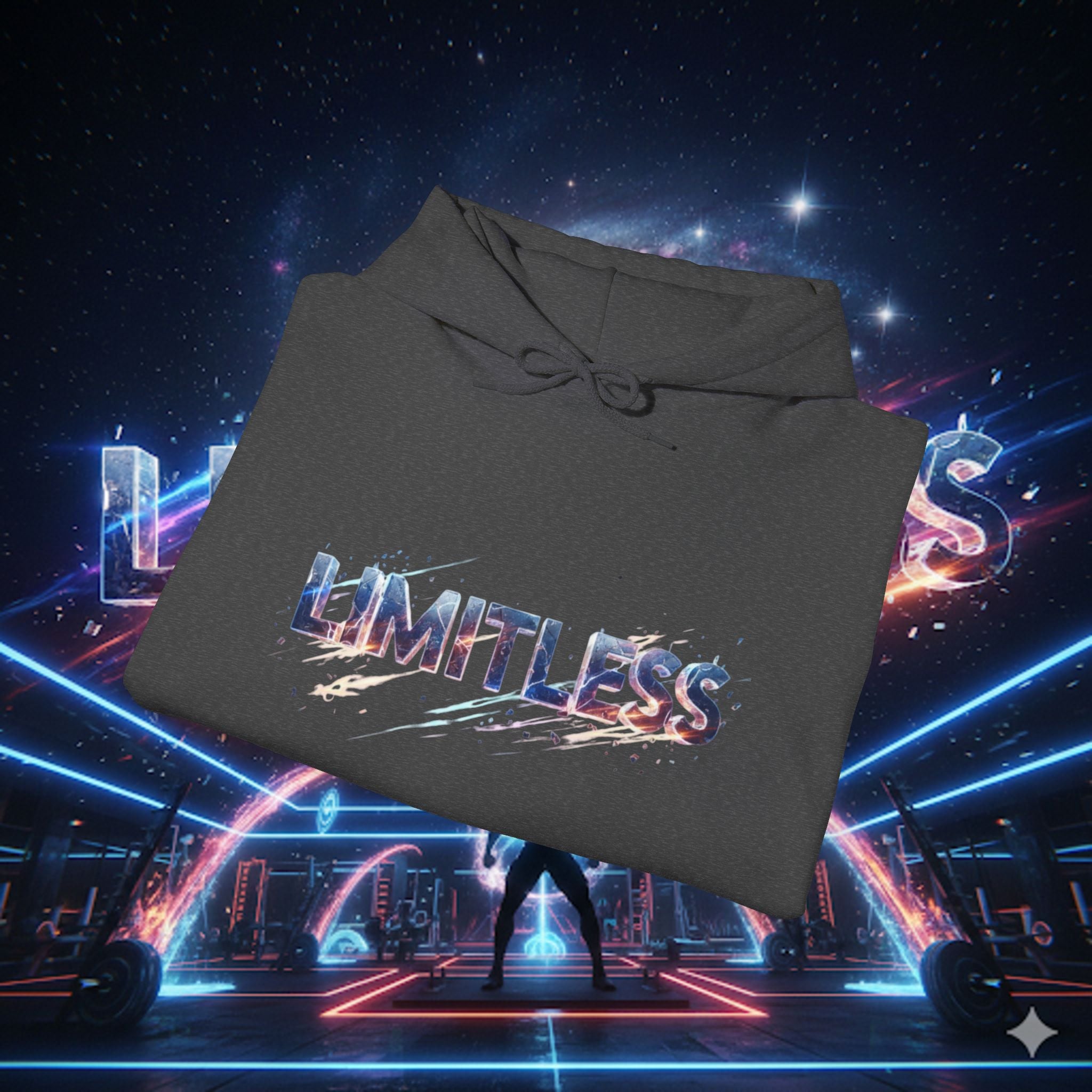 “Limitless” Unisex Hooded Sweatshirt