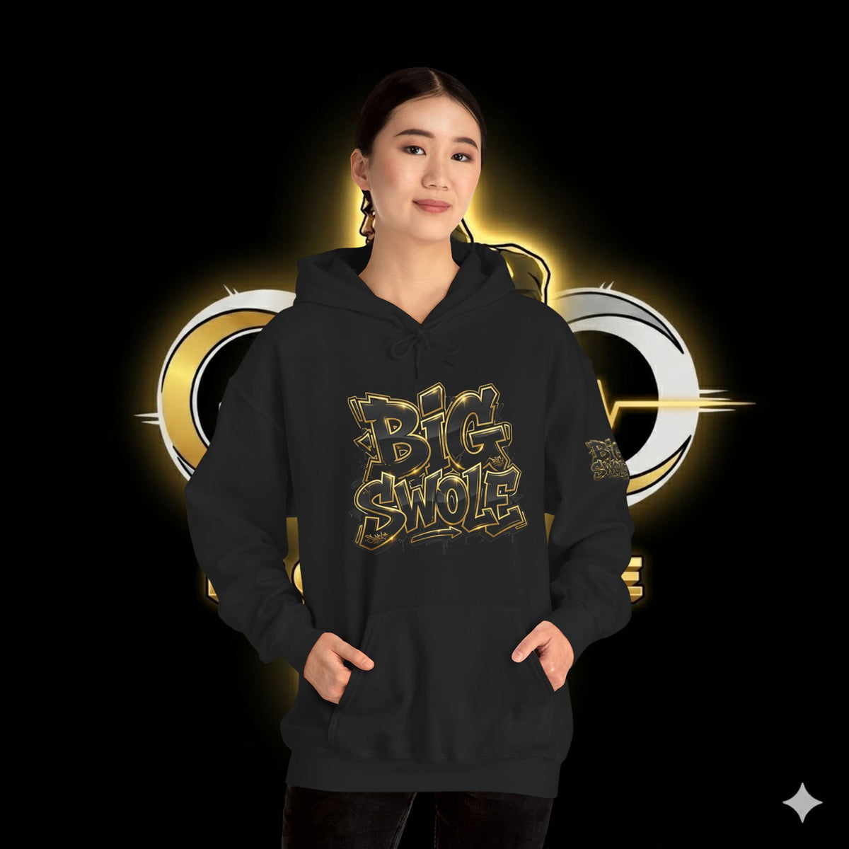 “Big Swole” Unisex Hooded Sweatshirt