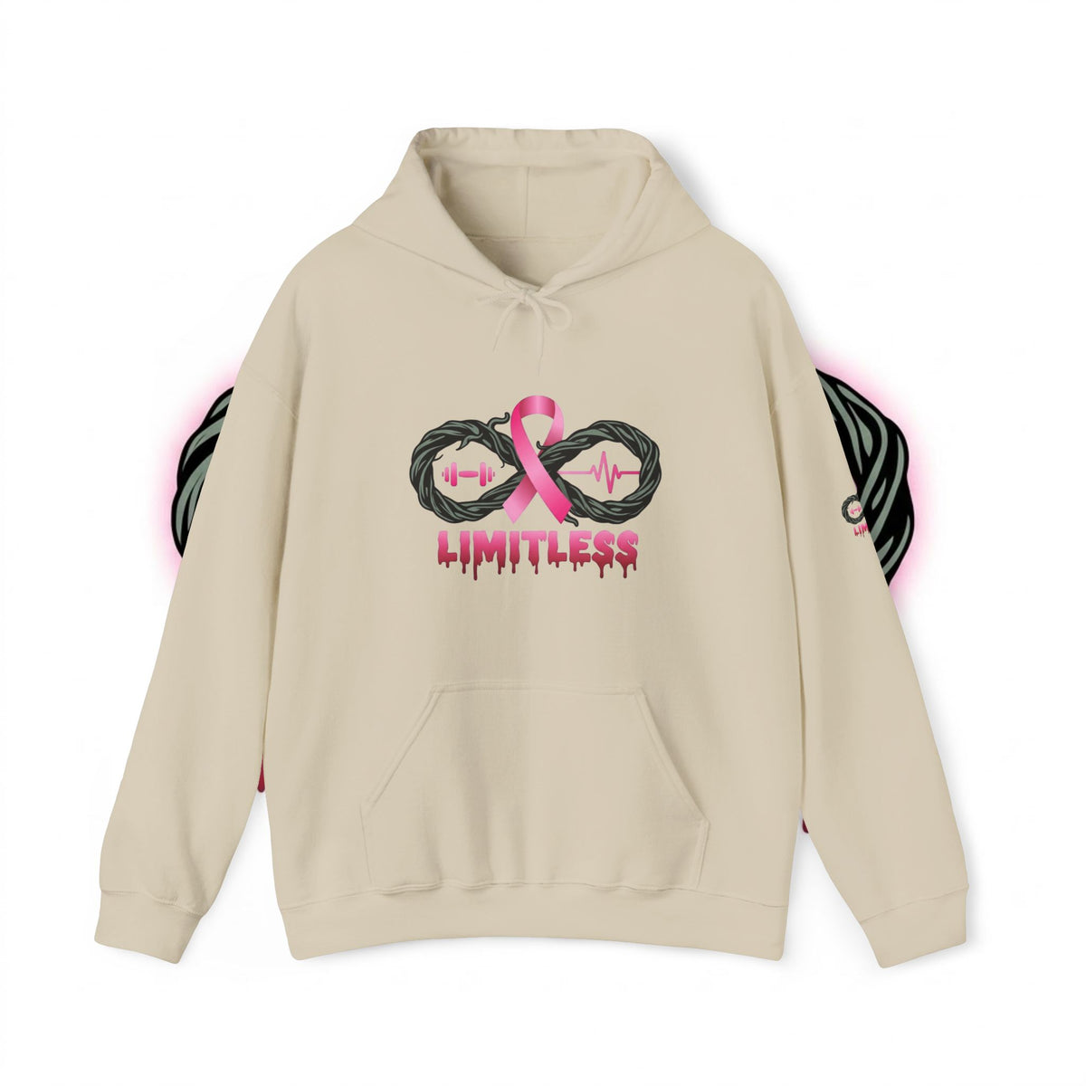 “Limitless” Breast Cancerween Unisex Hooded Sweatshirt