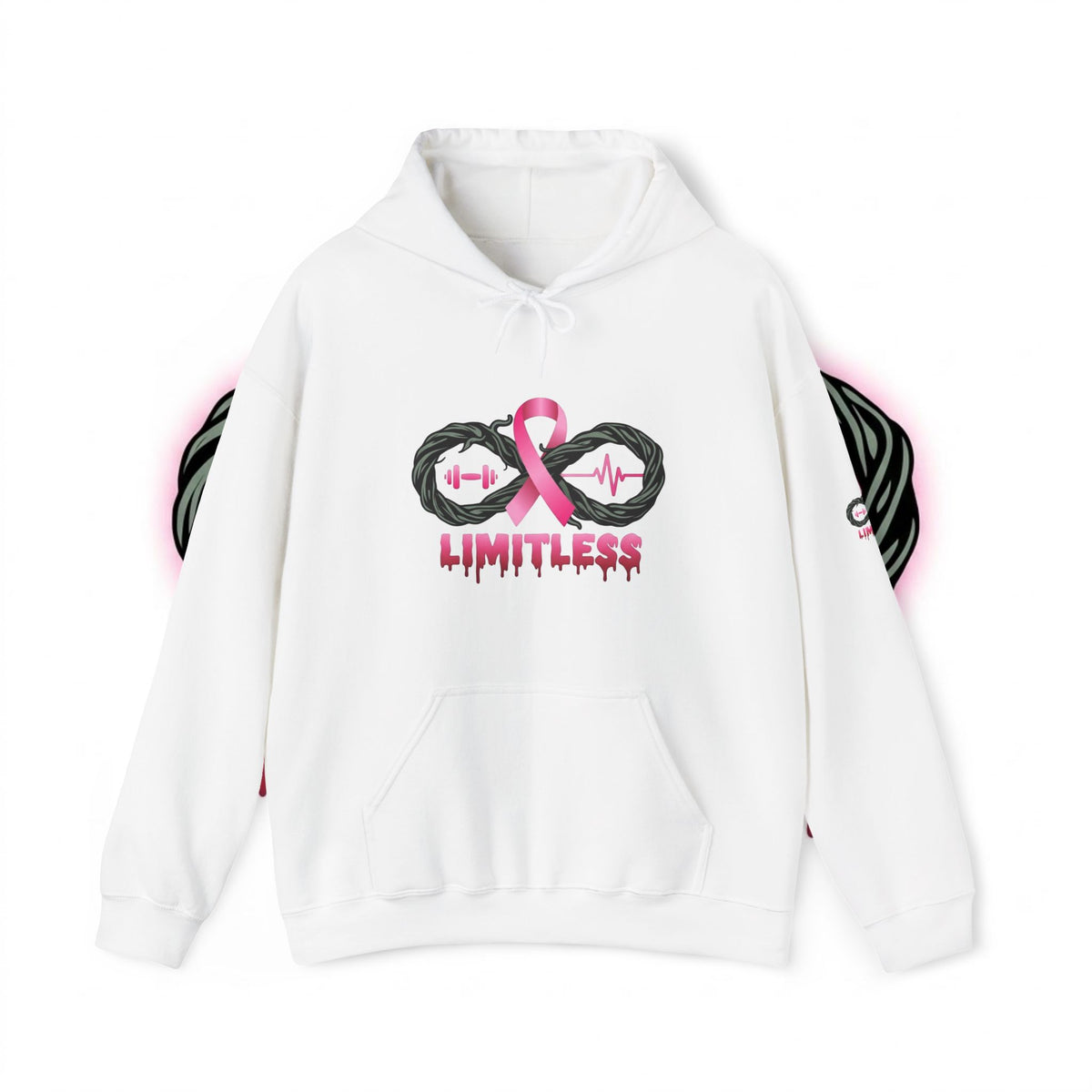 “Limitless” Breast Cancerween Unisex Hooded Sweatshirt