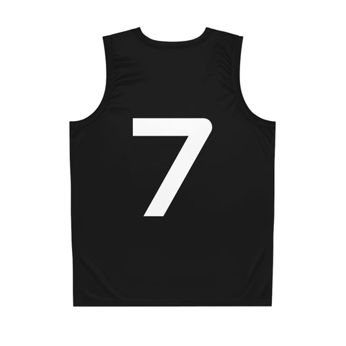 “Limitless” Basketball Jersey (Black)