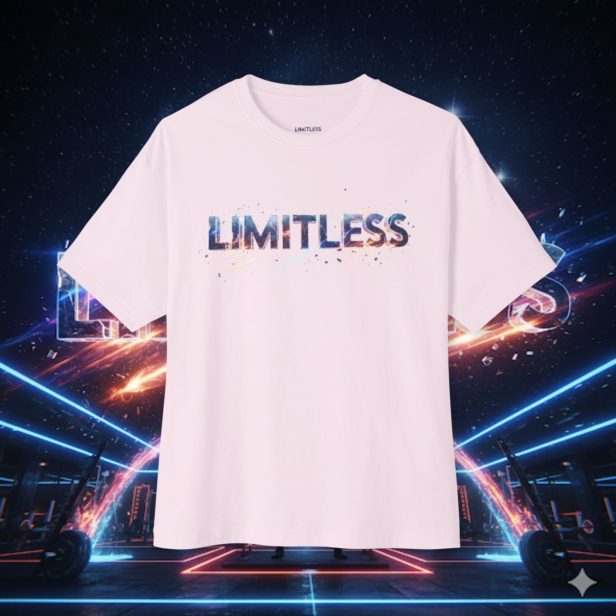 “Limitless” Unisex Oversized Boxy Tee