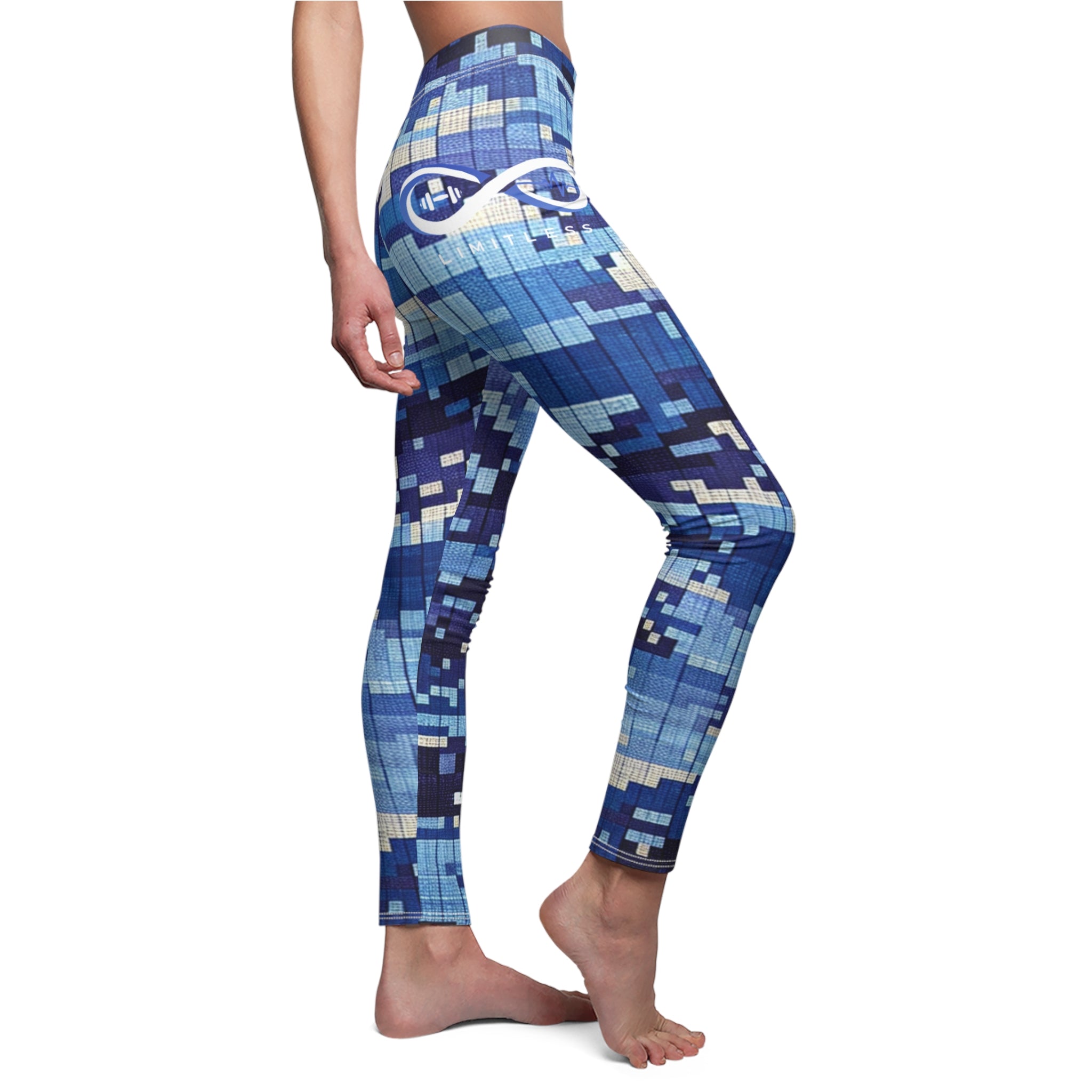 “Limitless” Camo Women's Leggings (Blue)