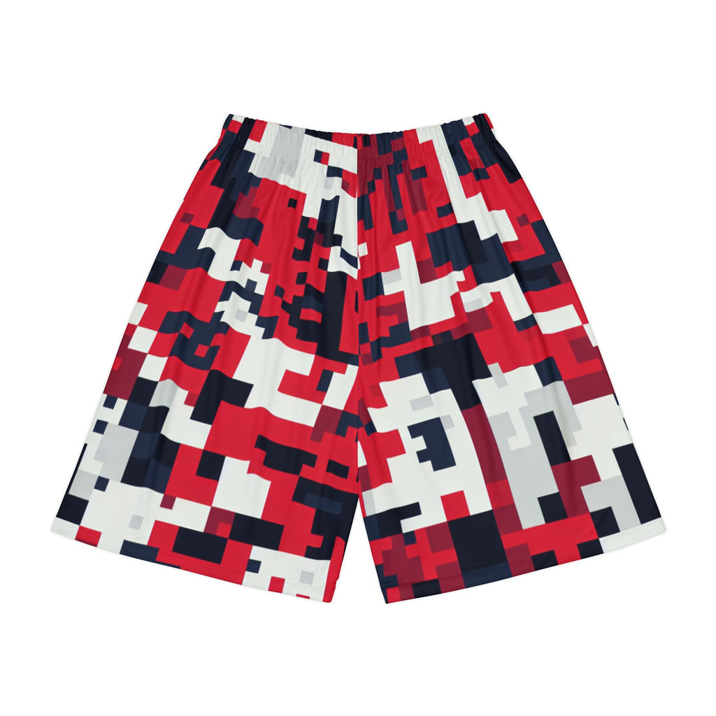 “Limitless” Digital Basketball Shorts (Red)
