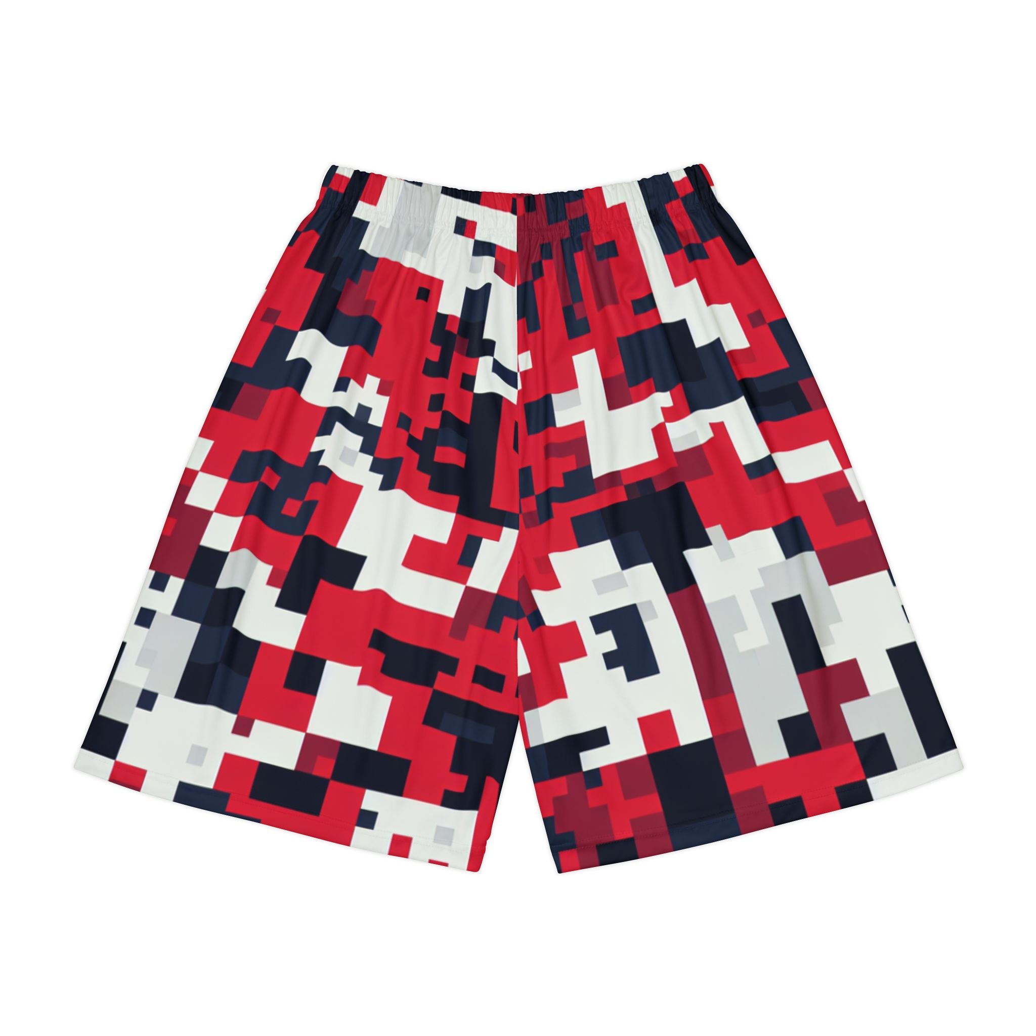 “Limitless” Digital Basketball Shorts (Red)