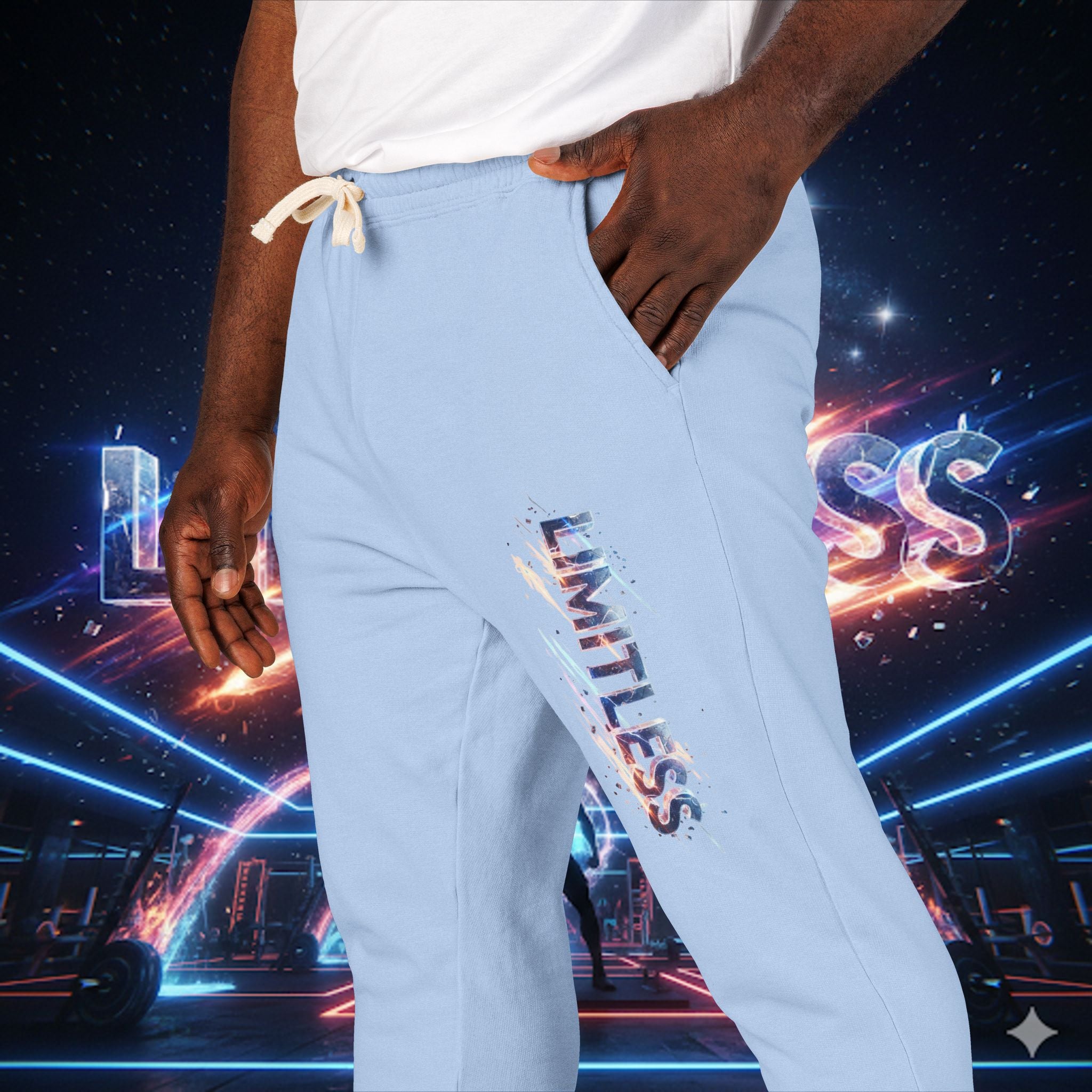 “Limitless” Unisex Fleece Sweatpants