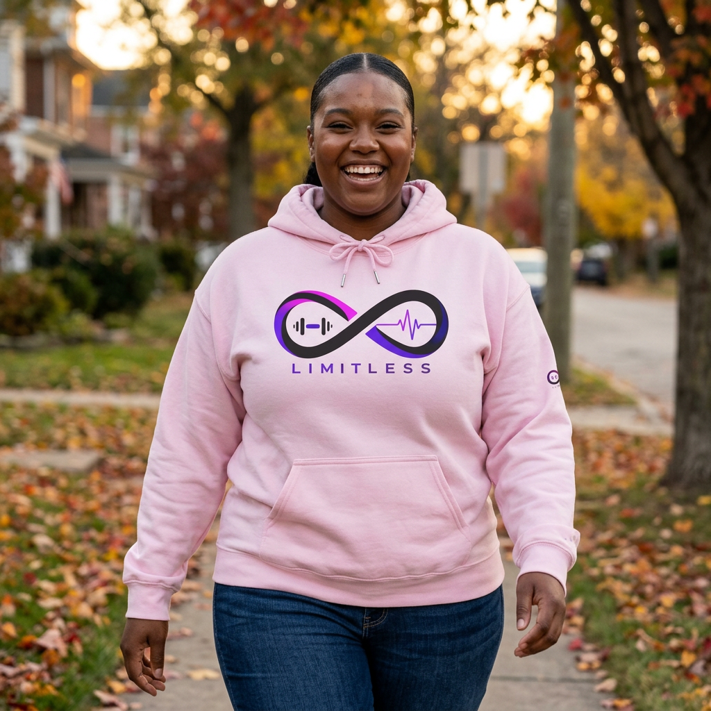 “Limitless” Unisex Hooded Sweatshirt