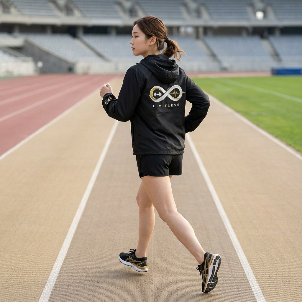 “Limitless” Athlete Unisex Windbreaker