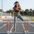 “Limitless” High-Waisted Leggings (Gray)