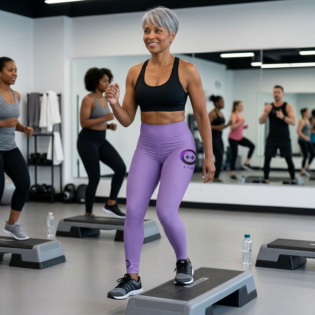 “Limitless” High-Waisted Leggings (Purple)