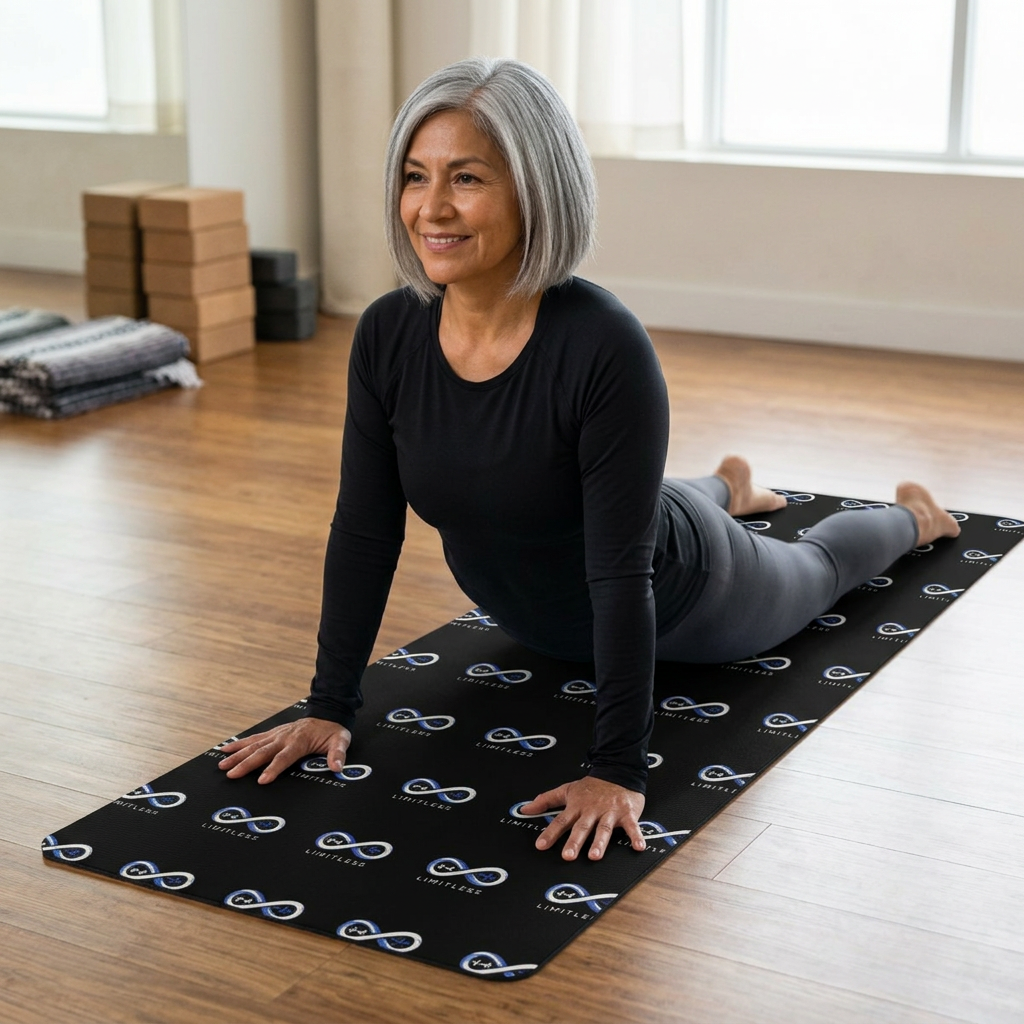 “Limitless” Rubber Yoga Mat