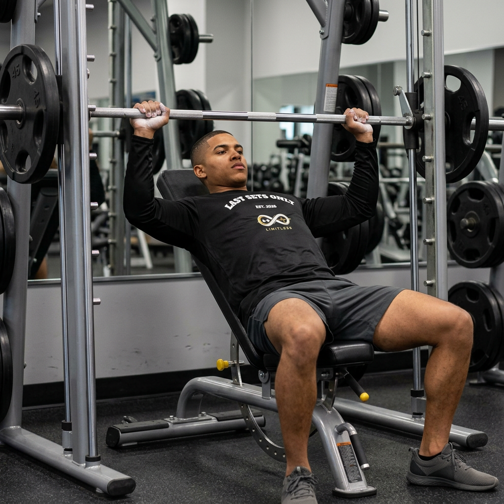 “Last Sets Only” Unisex  Performance Long Sleeve Tee