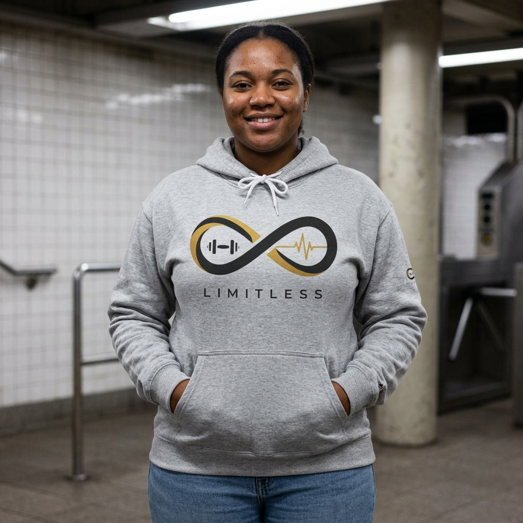 “Limitless” Unisex Hooded Sweatshirt