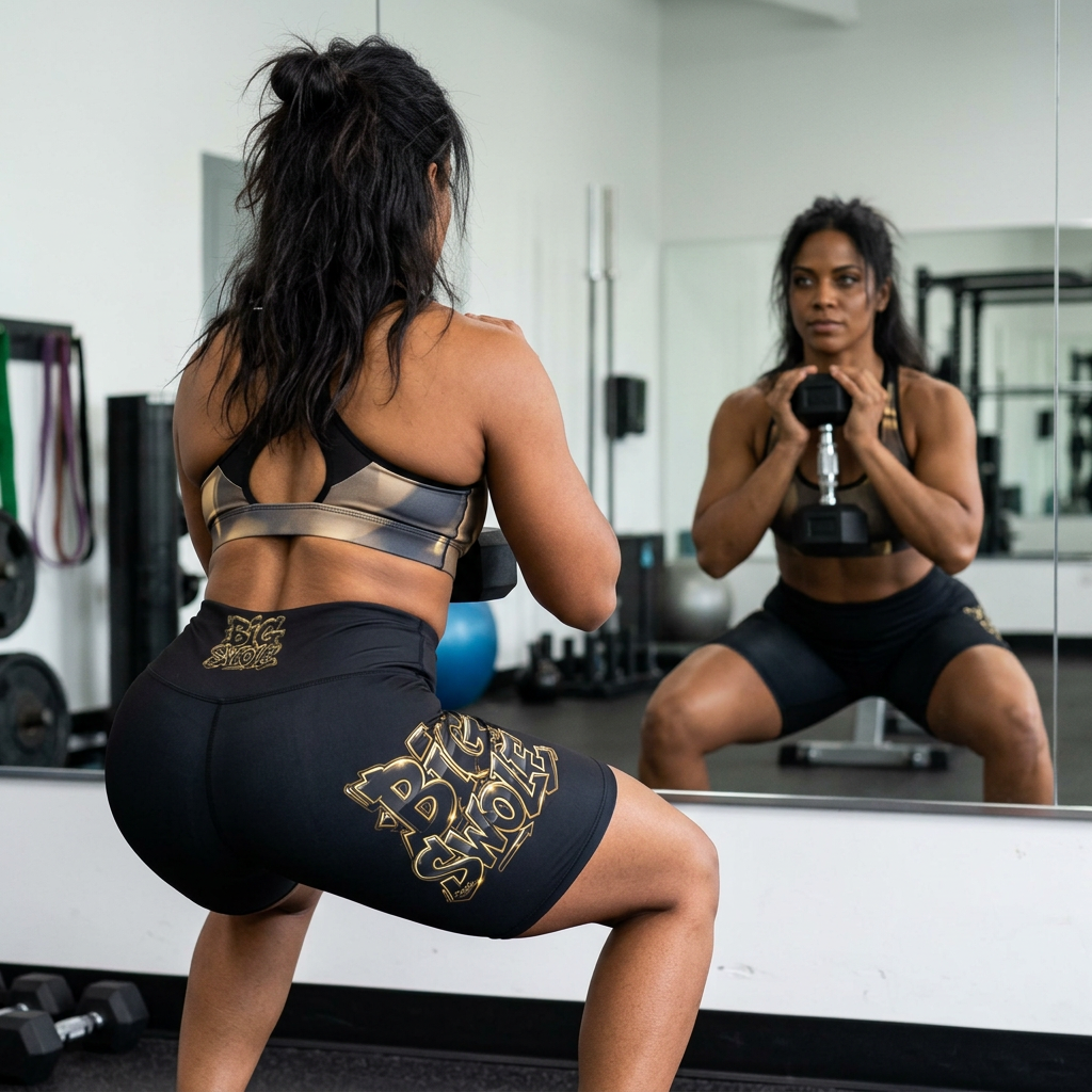 “Big Swole” High-Waisted Shorts