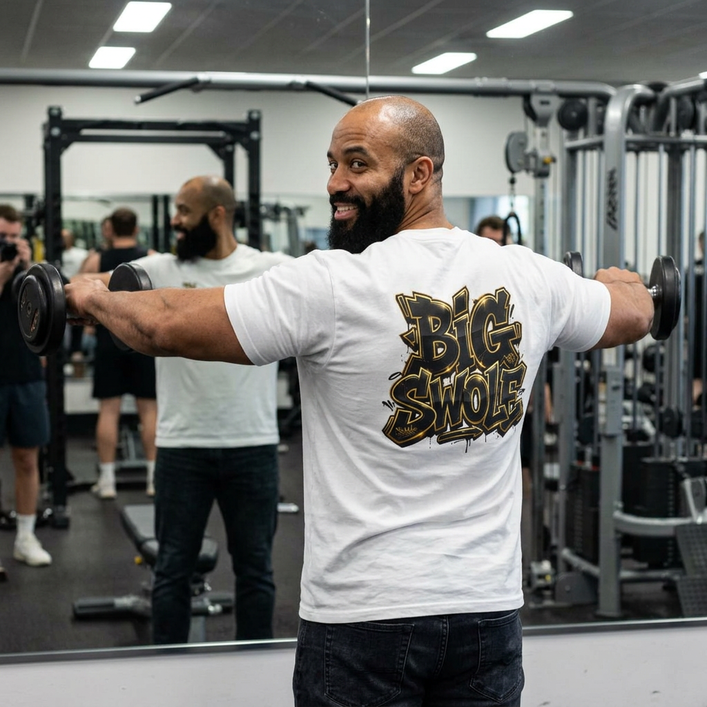 “Big Swole” Unisex Performance T-shirt