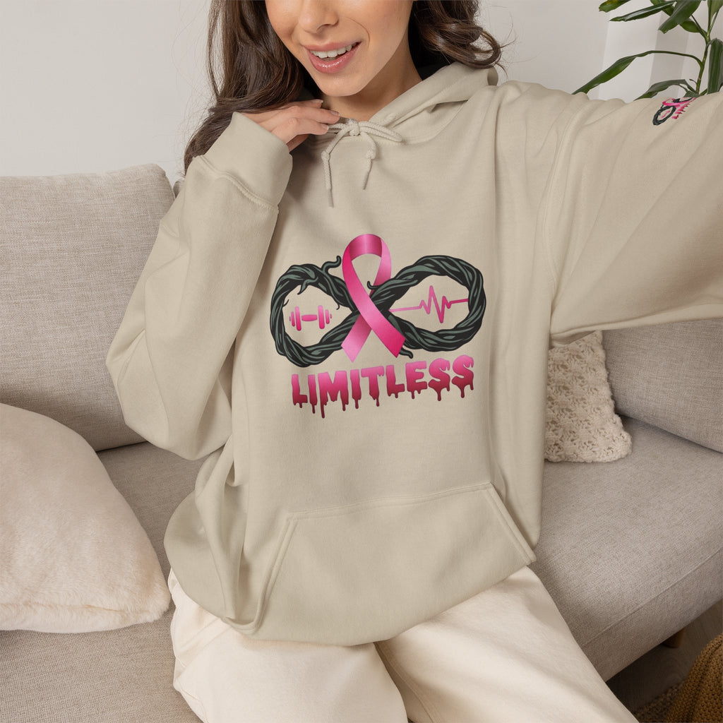 “Limitless” Breast Cancerween Unisex Hooded Sweatshirt