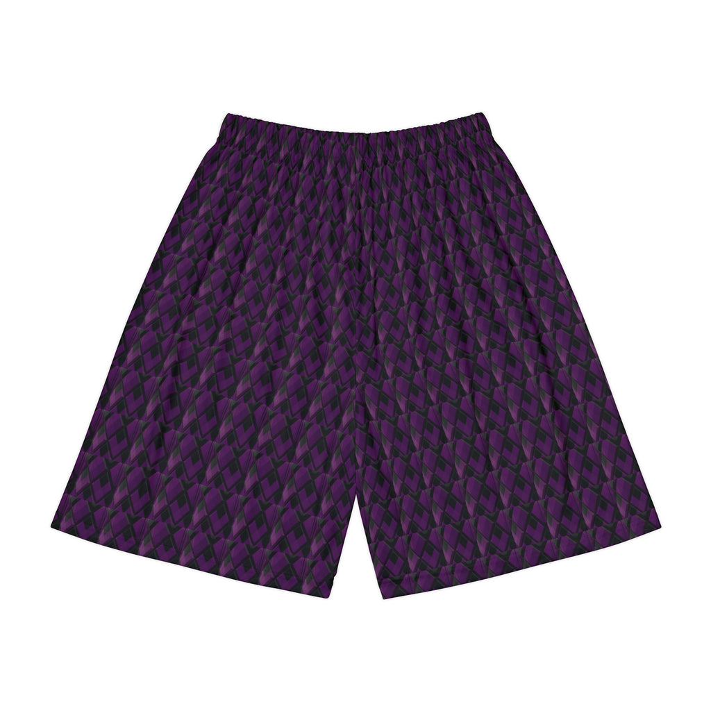 “Limitless “ Diamond Basketball Shorts (Purple)