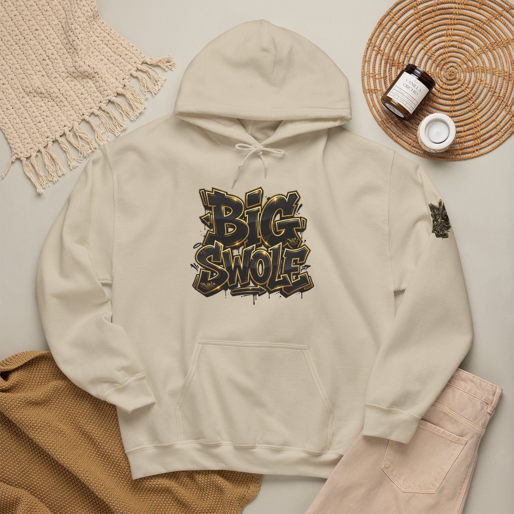“Big Swole” Unisex Hooded Sweatshirt
